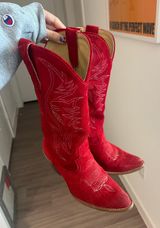 Suede Cowboy Boots Photo 0