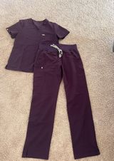 FIGS Scrubs Set Deep Purple/eggplant Photo 0