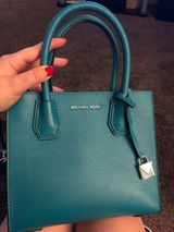 Michael Kors Teal  Satchel Photo 0