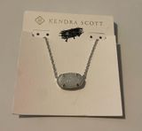 NWT Kendra Scott Elisa pendant necklace drusy Photo 0