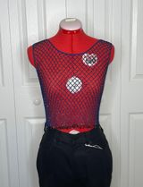 Beaded Tank Top Blue Photo 0