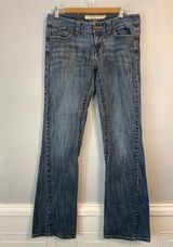 Calvin Klein , Size 30, Ultra Low Rise Jeans, Wide Leg, Medium Wash, Y2K Photo 0
