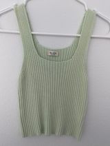 Brandy Melville Green Tank Top Photo 0