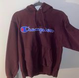 Champion Maroon Thick Hoodie Photo 0