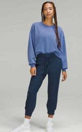 Lululemon “Ready to Rulu” High Rise cropped Joggers Size 16- NWOT Dark Blue Photo 0