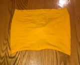 Gold Yellow Tube Top Tie Back Photo 0