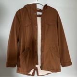 Light Brown Sherpa Jacket Photo 0