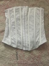 Corset Top White Size M Photo 0