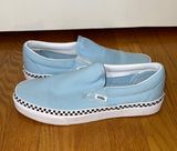 Vans Blue And Checkered Photo 0