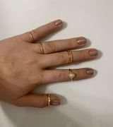 5 Piece Gold Ring Set Photo 0