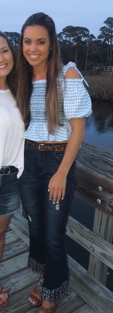 These Three Boutique Blue Crop Top Photo 0