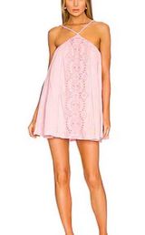 Free People Paloma Mini Dress in Pink Speak Photo 0