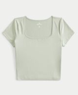 Square Neck Baby Tee Photo 0