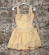 Beige Bubble Dress Photo 0
