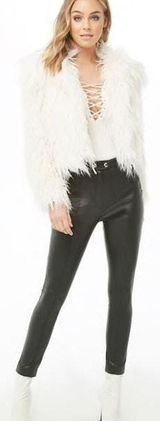 Forever 21 Shaggy Fur Coat Photo 0