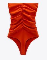 Ruched Side Body Suit Photo 0