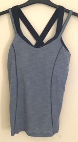 Lululemon Strappy Blue Tank Top Photo 0