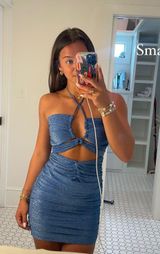 Dress Sparkles Blue Photo 0
