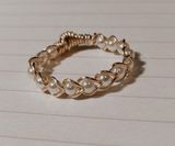 Gold Braided Ring Photo 0