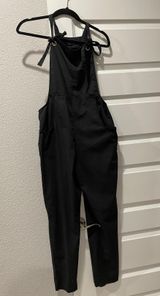 Yoins Black Overalls Photo 0