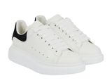 Leather Platform Sneakers in White Blue 39 New With Box Womens Photo 0