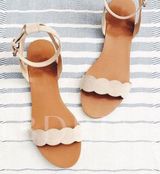 Nude Sandals / Flats Tan Size 9 Photo 0