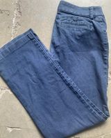 Lee Modern Series You Are Beautiful Blue Denim Jeans Pants Wide Leg Curvy Fit Boot Cut Stretchy Photo 0