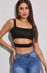 Crop Top Black Photo 0