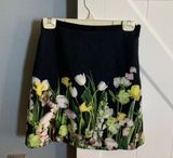 for Target black skirt with floral print size XS Photo 0