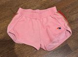 Pink Striped Jogger Shorts Photo 0