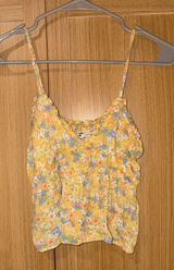 Billabong Floral Peplum Flowy Top Photo 0