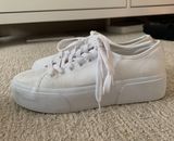 H&M White Platform Sneakers Photo 0