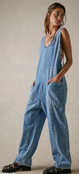 We The Free High Roller Jumpsuit, size L Photo 0