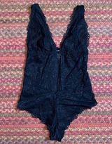 SOPHIE B BLACK LACE BASIC CLASSIC ONE PIECE BODYSUIT Photo 0