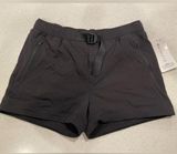 NWT - Black Athleta Trekkie Convertible Hike Pant (without legs) - “shorts” Photo 0
