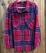 Members Mark NWOT Plaid Flannel Shacket Photo 0