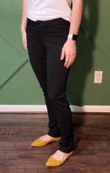 Larry Levine Black Stretchy Slacks Photo 0