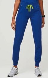 Figs Figs Boston Slim Jogger Scrub Pants in Electric Blue Size XX-Small NWT Photo 0