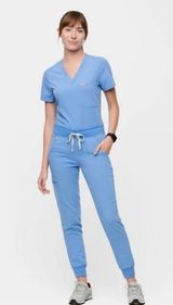 FIGS ceil blue technical collection jogger pants size XS petite Photo 0