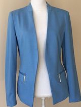 Carmen Marc Valvo Blue Blazer Photo 0