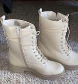 Combat Boots Women Tan Size 6 Photo 0
