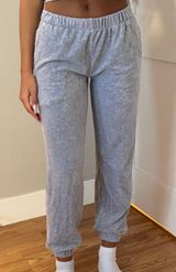 Brandy Melville Velvet Sweatpants Photo 0