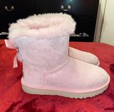 UGG Pink Bailey Bow Boots Photo 0