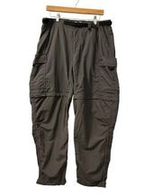 REI CONVERTIBLE  NYLON CARGO  HIKING PANTS WOMEN’S SIZE 16 GRAY  9 POCKETS Photo 0