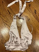 Garage Satin Crop Top Photo 0