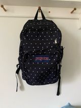JanSport Backpack Black polka dot  Photo 0