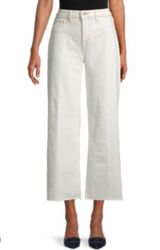 L'Agence Danica High Rise Wide Leg Jeans Jambe White Photo 0