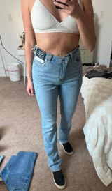 curve love slim straight high rise jeans Photo 0