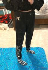 PINK - Victoria's Secret Sparkly Sweat Pants Photo 0