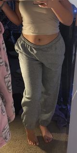 plain grey joggers Gray Size M Photo 0